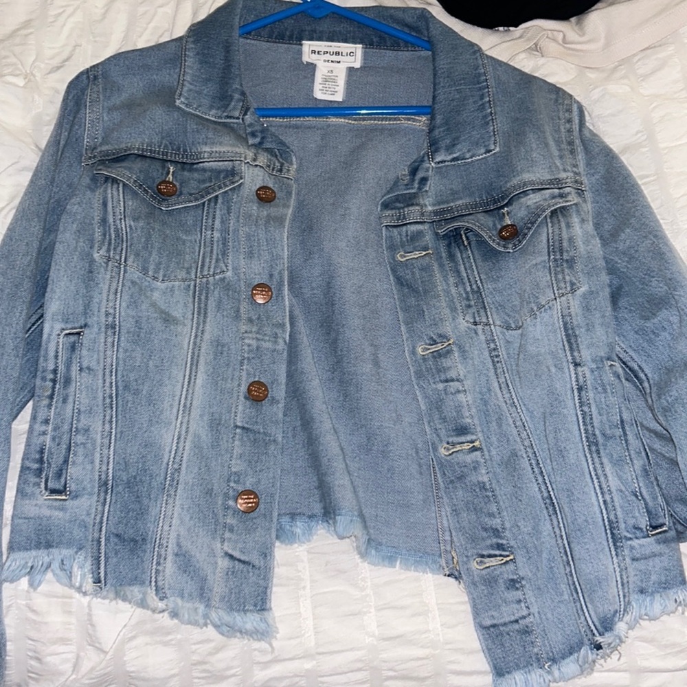 for the Republic demon jacket, jean jacket